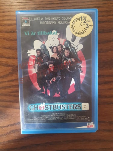 Ghostbusters I (HYRFILM EXRENTAL) Obs. Se info (VHS)