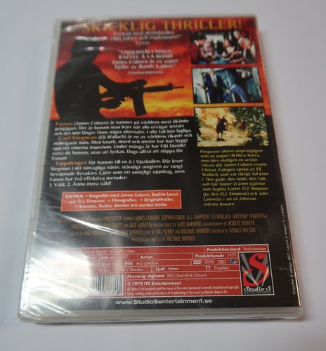 Firepower (1979) Studio S (DVD) OBS! NY INPLASTAD