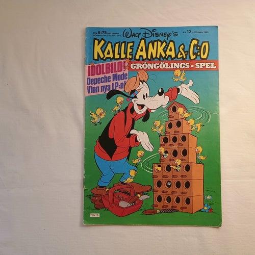 Kalle Anka & co - 1985 nr 13 - Idolbild Depeche Mode + Gröngölingsspel