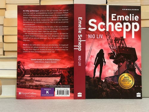 Nio liv av Emelie Schepp, bok, Very Good plus