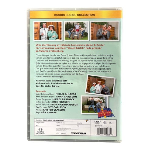 Stulen Kärlek (DVD) - Svensk Buskis - Vallarna
