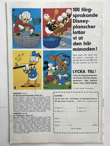 Walt Disney´s Serier - 1972:2 FN+