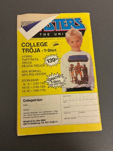 Masters of the universe nr 8 1988 He-man
