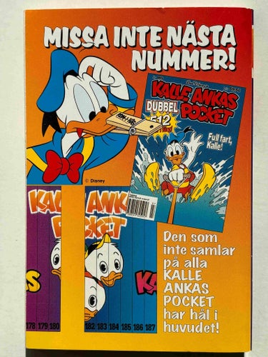 Kalle Anka Pocket -180. Oläst