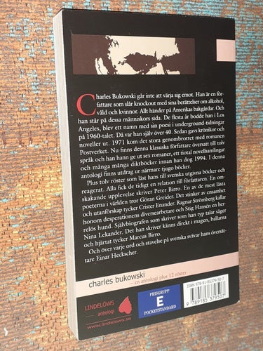 CHARLES BUKOWSKI - DRIVVED - EN ANTOLOGI PLUS 12 RÖSTER
