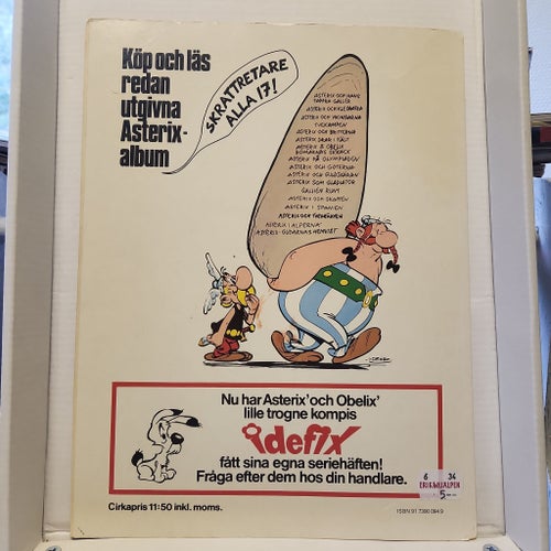 Asterix: Caesars lagerkrans av Goscinny och Uderzo, publicerad 1979