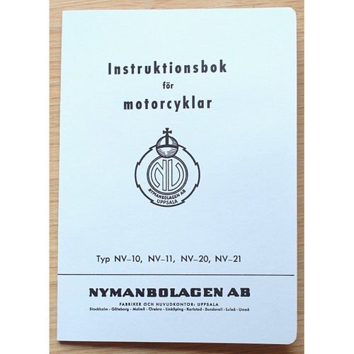 Instruktionsbok NV-10, NV-11, NV-20, NV-21
