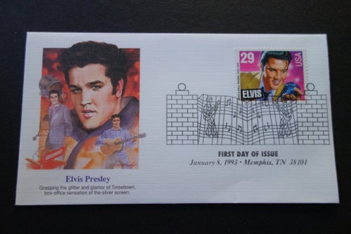 ELVIS PRESLEY, Förstadagsbrev / FDC