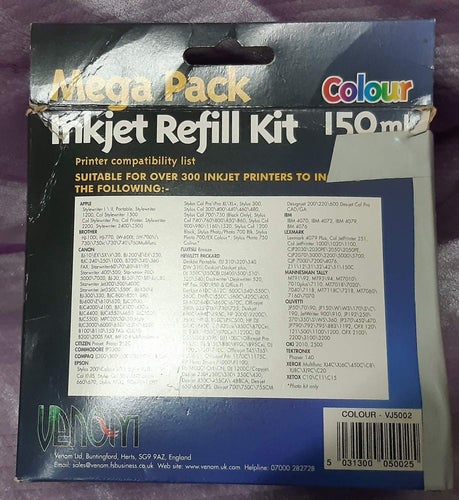 Mega Pack Inkjet Refill KIT Color