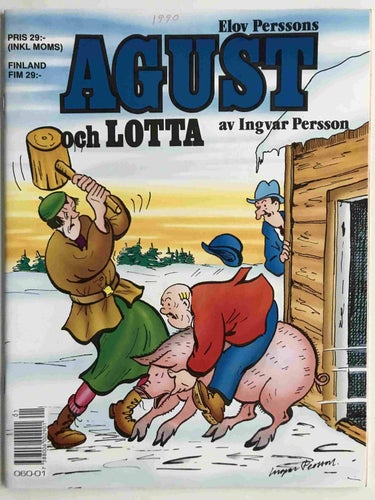 Agust Julalbum 1990: VF-NM