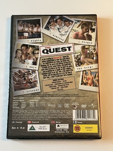 The quest (komedi från 2005). Inplastad DVD
