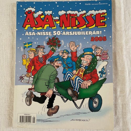 ÅSA-NISSE 50-årsjubilerar Jul album 2005 ** tidning buskis humor NY oläst