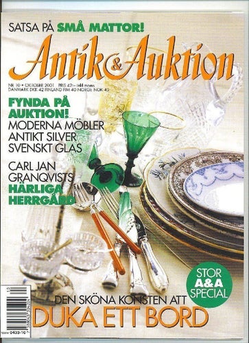 Antik & Auktion 10/2001 - Einar Forseth, små mattor m m