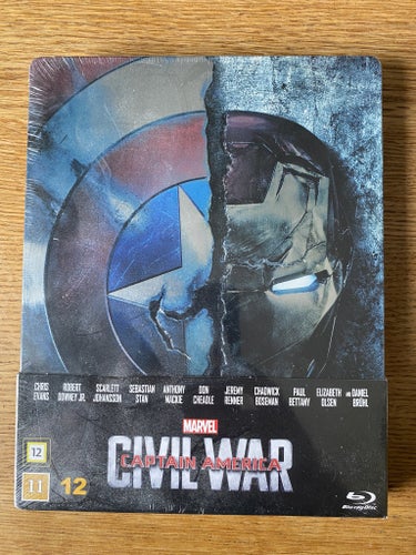 Captain America - Civil War STEELBOOK BLURAY NY