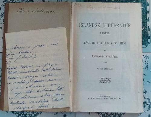 Isländsk litteratur (1922) – Richard Steffen (Illustrerad)