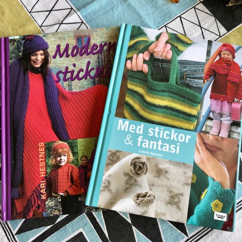 MODERN STICKNING Kari Hestnes + MED STICKOR OCH FANTASI Lisbeth Bjørndal