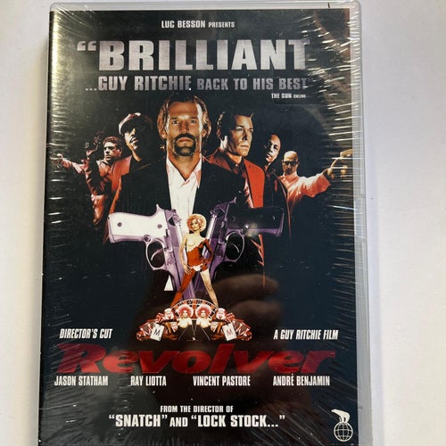 REVOLVER. JASON STATHAM, RAY LIOTTA...DVD ACTION -06. INPLASTAD