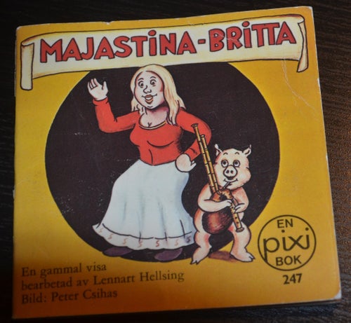 Äldre Pixi bok Majastina-Britta
