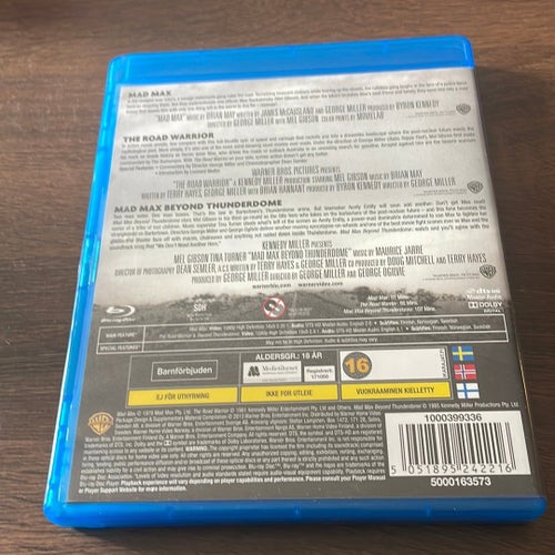 Mad Max Collection - Blu-ray (3 diskar)