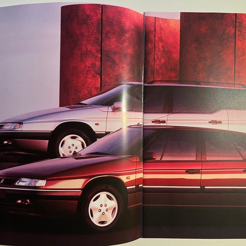 Citroen XM broschyr