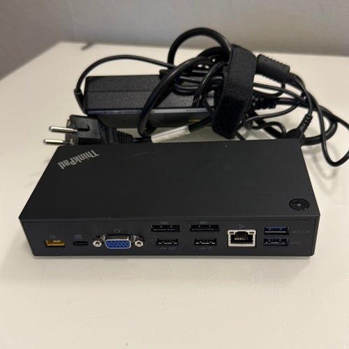 Lenovo ThinkPad USB-C Dockningsstation med 65W laddare (beg)