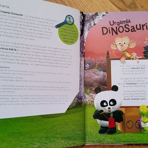 Faktabok om Urgamla DinoSaurier i fint skick!