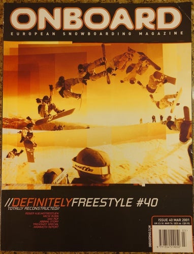 Onboard European Snowboard Magazine - Issue 40 - March 2001 - Vintage