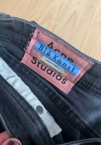 Acne Studios Climb Used Blk-jeans