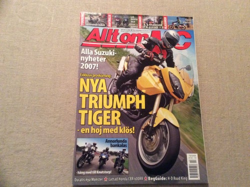 Allt om Mc Nr 10-11 2006 Triumph Tiger,KTM 990,Moto Guzzi -71,Falun MC klubb