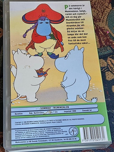 SOMMAR I MUMINDALEN .VHS ,SVENSKT TAL.