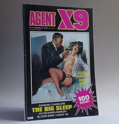 Agent X9 Nr 1, 1985 . The big sleep , Chandler. mm