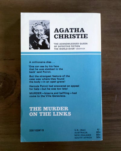 Agatha Christie / Pan Books England - The Murder On The Links