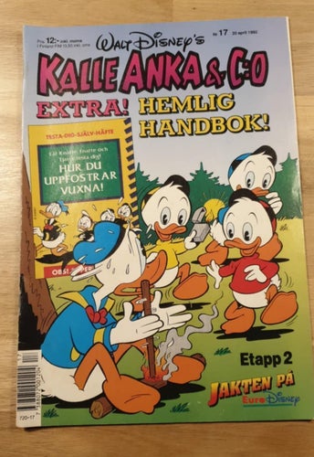 Kalle Anka & C:o Extra! Hemlig Handbok! Nr 17, 1992