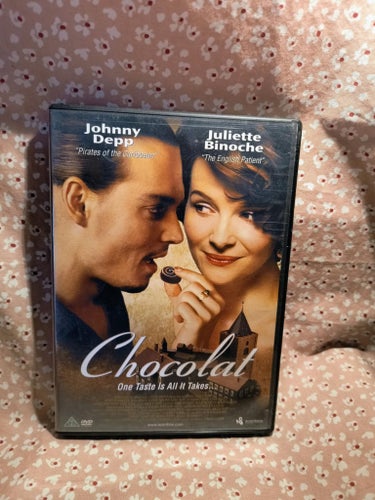 Chocolat DVD med Johnny Depp och Juliette Binoche