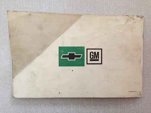 1972 Chevrolet Truck Series 10-30 Owner's & Driver's Manual