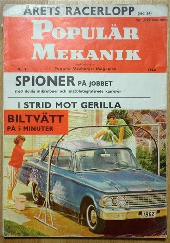 PM 1962/7 Plymouth, BMW LS, Flyget historia, Industrispionage spioner.