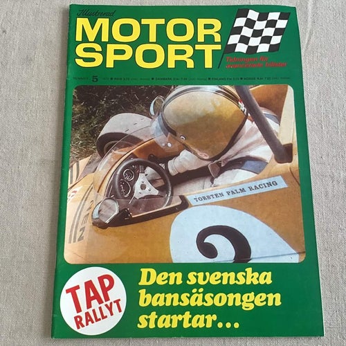IMS MOTORSPORT NR 5 1973 TAP RALLYT,SM RALLY,RALLYCROSS I TRANÅS MK