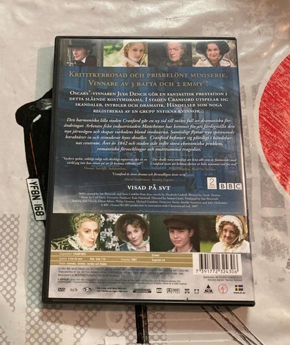 BBC:S CRANFORD (2007) SVENSK 2 DVD UTGÅVA I KALASSKICK! SLUT & SVÅR