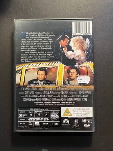 SCROOGED. BILL MURRAY. DVD KOMEDI