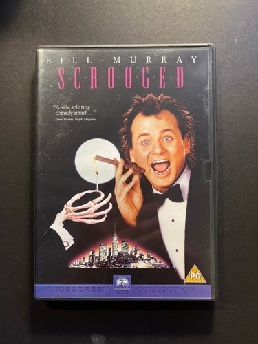 SCROOGED. BILL MURRAY. DVD KOMEDI