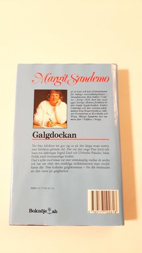 SAGAN OM ISFOLKET 16 GALGDOCKAN INB M.OMSLAG MARGIT SANDEMO I FINT SKICK