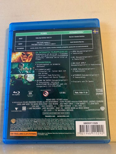 The Matrix revolutions, Blu-ray