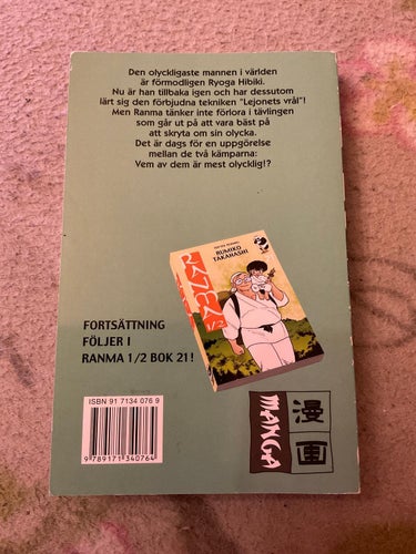 Ranma vol 20 - svenska manga anime fantasy rumiko takahashi inu yasha inuyasha