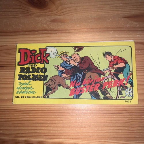 Dick vid radiopolisen 1954 nr 27 (baksidan saknas)