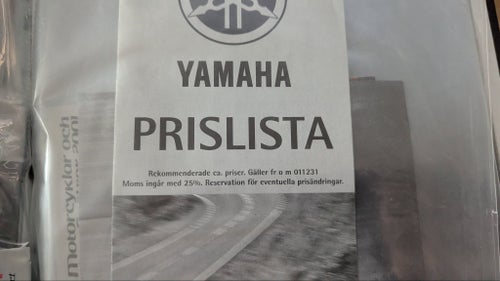 Yamaha Motorcyklar och Skotrar 2003
