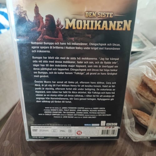 Den Siste Mohikanen - Klassiskt Äventyr - BBC - 3 DVD