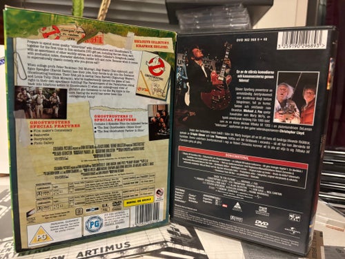 Ghostbusters 1 & 2 och Tillbaka till Framtiden DVD