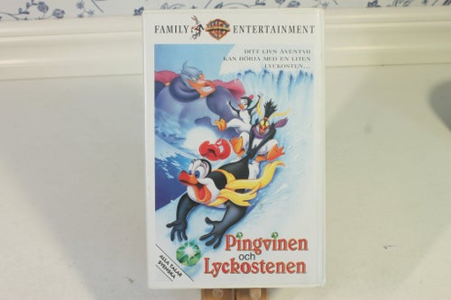 VHS: Pingvinen och Lyckostenen (Alla talar svenska)