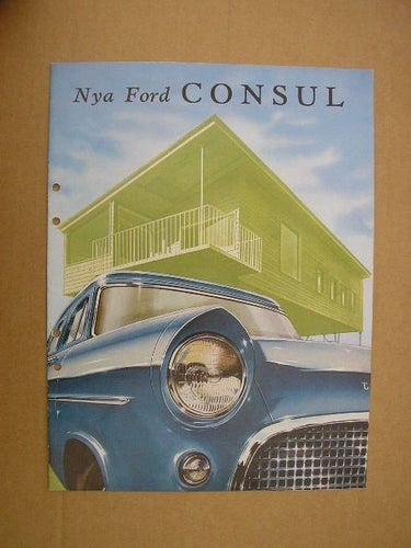 Försäljningsbroschyr FORD Consul