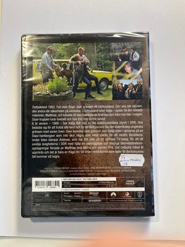 NÄR MUREN FÖLL - DE SISTA DAGARNA. DVD ACTION / THRILLER -08. INPLASTAD